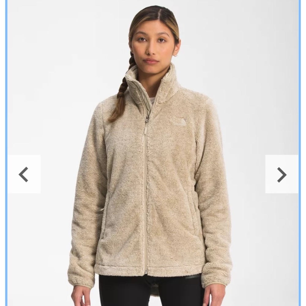 Women’s North Face Osito full zip jacket in flax